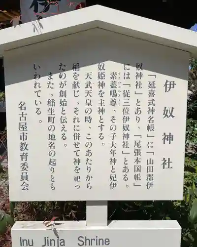 伊奴神社の歴史