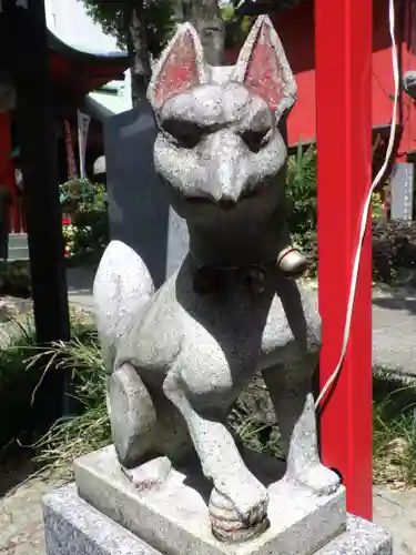 大島稲荷神社の狛犬