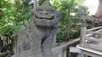 小野照崎神社の狛犬