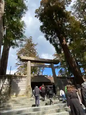 伊勢神宮内宮(皇大神宮)の鳥居