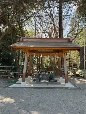 下総国三山　二宮神社の手水舎