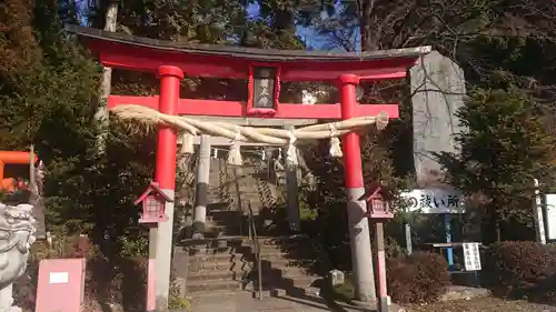 烏子稲荷神社の鳥居