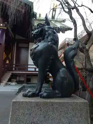 稲毛神社の狛犬