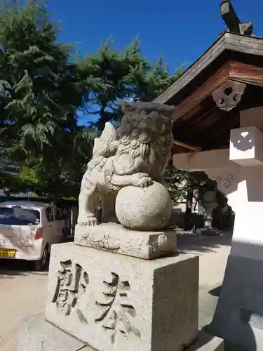 廣瀬神社の狛犬