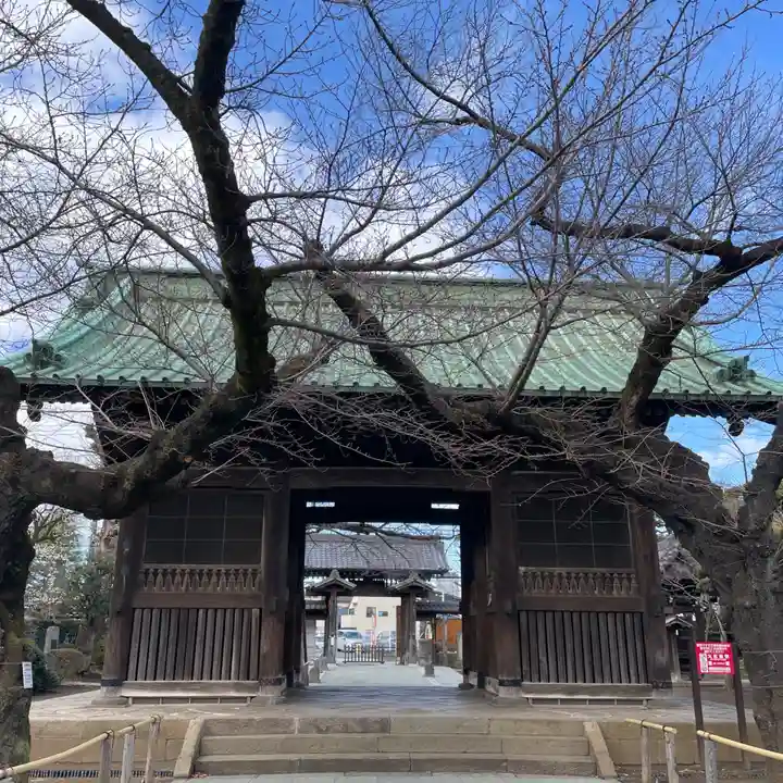 祐天寺の山門・神門
