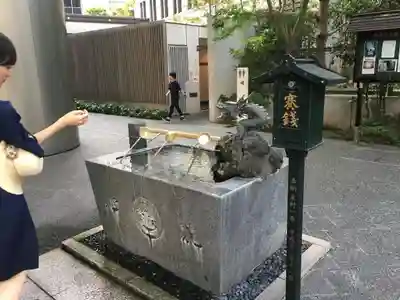 虎ノ門金刀比羅宮の手水舎