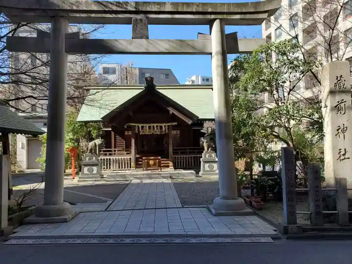 蔵前神社の鳥居