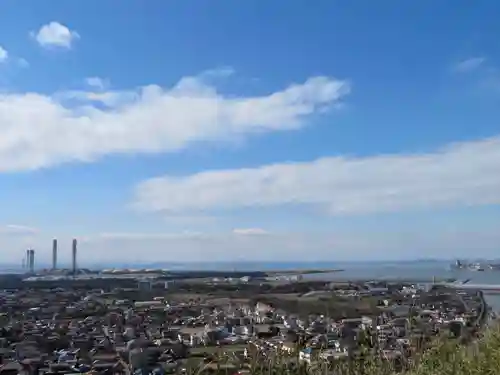 人見神社の景色