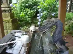 磯山神社の手水