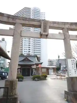 新町八幡神社の鳥居