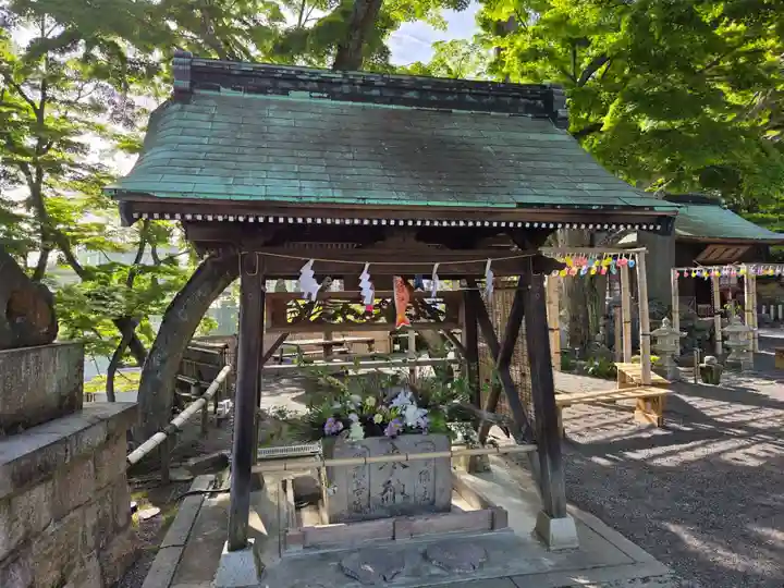 温泉神社〜いわき湯本温泉〜の手水舎