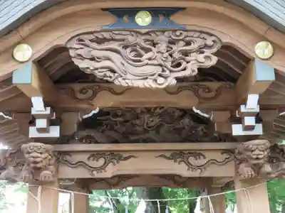 山中諏訪神社の芸術