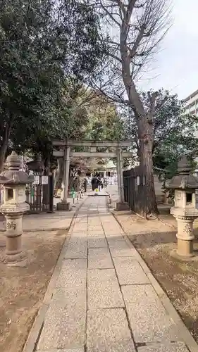 白山神社の鳥居