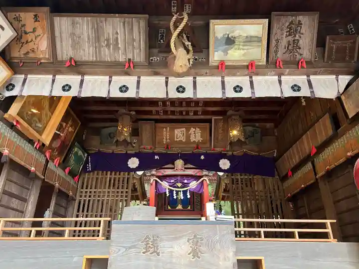 河口浅間神社の本殿・本堂