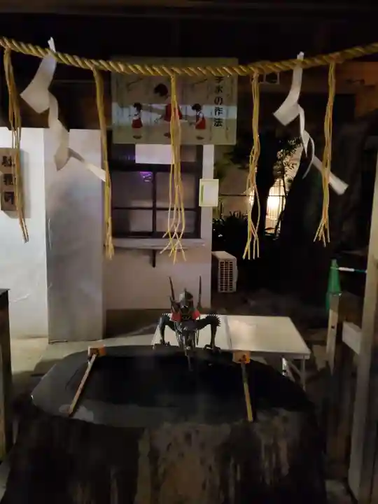 駒込妙義神社の手水舎