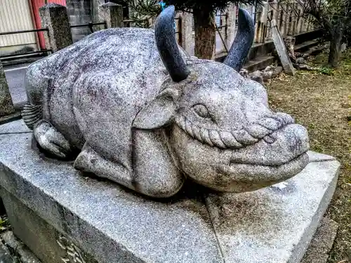 武嶋天神社の狛犬