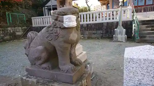 久里浜若宮神社の狛犬