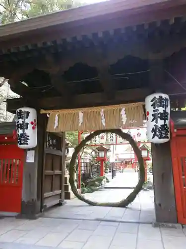 水鏡天満宮の山門・神門
