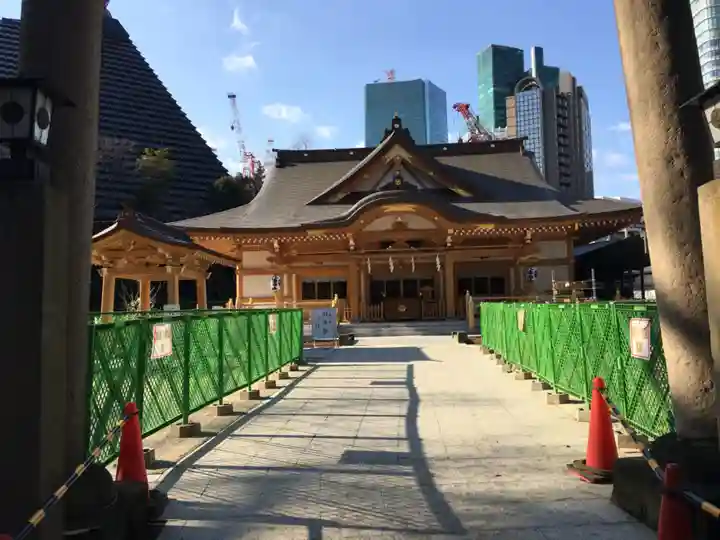 西久保八幡神社の本殿・本堂