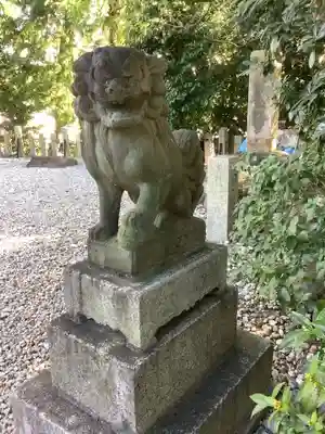 白山神社(新栄)の狛犬