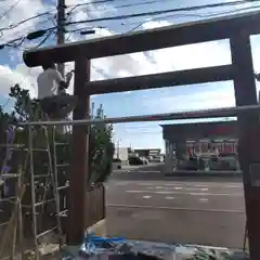 七重浜海津見神社の鳥居