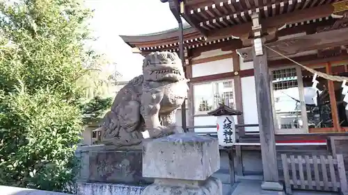 今泉八坂神社の狛犬