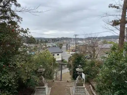 塞神社の景色