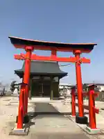 真木八幡香取両神社の鳥居