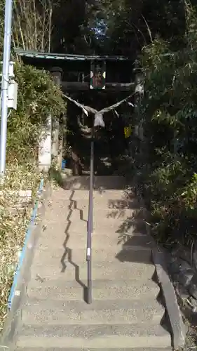 熊野鹿島神社の鳥居