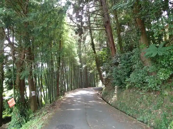 夜支布山口神社の周辺