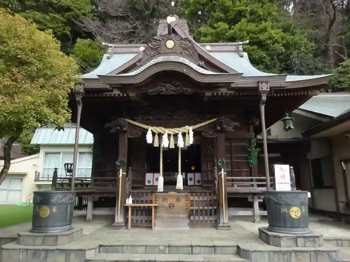 根岸八幡神社の本殿・本堂
