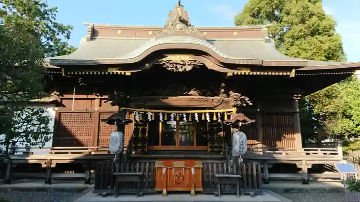 阿豆佐味天神社 立川水天宮の本殿・本堂