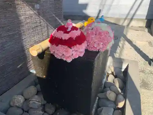 上尾御嶽神社の手水舎