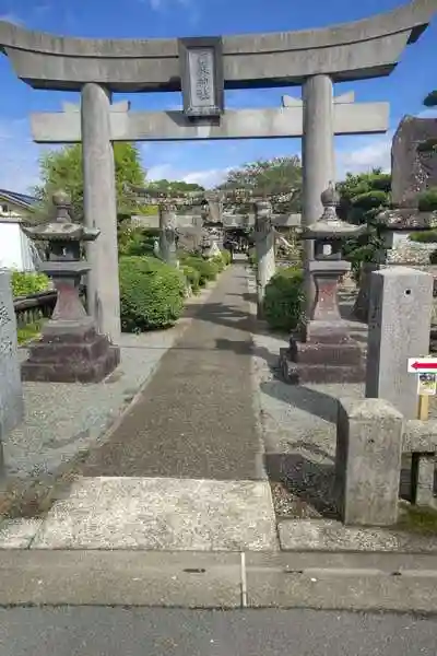 筑後乃国阿蘇神社の鳥居