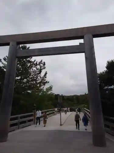 伊勢神宮内宮（皇大神宮）の鳥居