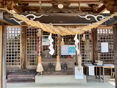 祖母井神社の本殿・本堂