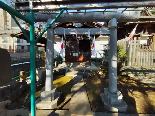 鮫州八幡神社の鳥居