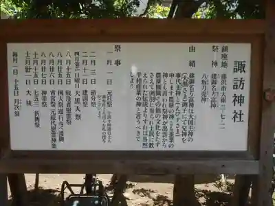 諏訪神社の御朱印