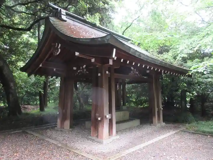 栃木縣護國神社の手水舎