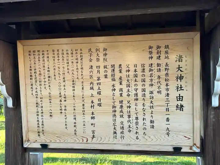渚大神社の{uncategorized: "未分類", other: "その他", undefined: "問題あり", building: "その他建物", grave: "お墓", sacred_gate: "鳥居", guardian: "狛犬", statue: "像", buddha: "仏像", history: "歴史", nature: "自然", garden: "庭園", animal: "動物", pagoda: "塔", temizu: "手水舎", mountain_gate: "山門・神門", sanctuary: "本殿・本堂", subordinate: "末社・摂社", art: "芸術", scenery: "景色", jizo: "地蔵", ema: "絵馬", goshuin: "御朱印", omikuji: "おみくじ", items: "授与品その他", amulet: "お守り", goshuincho: "御朱印帳", eats: "食事", festival: "お祭り", votive_dance: "神楽", shichigosan: "七五三参", wedding: "結婚式", experience: "体験その他", initially: "初詣", around: "周辺", anti_infection: "感染症対策"}