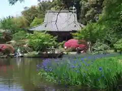 長岳寺の庭園