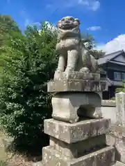 周敷神社の狛犬