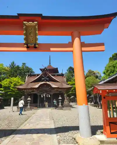 柏原八幡宮の鳥居