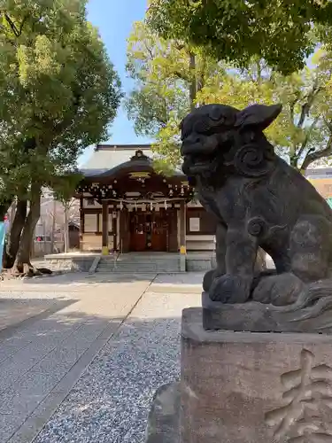 橘樹神社の狛犬