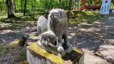 雨紛神社の狛犬