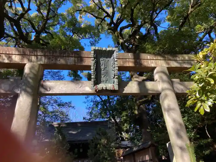 赤坂氷川神社の鳥居