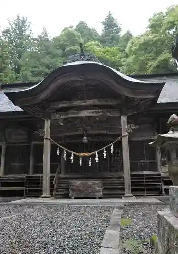 木幡山隠津島神社(二本松市)の本殿・本堂