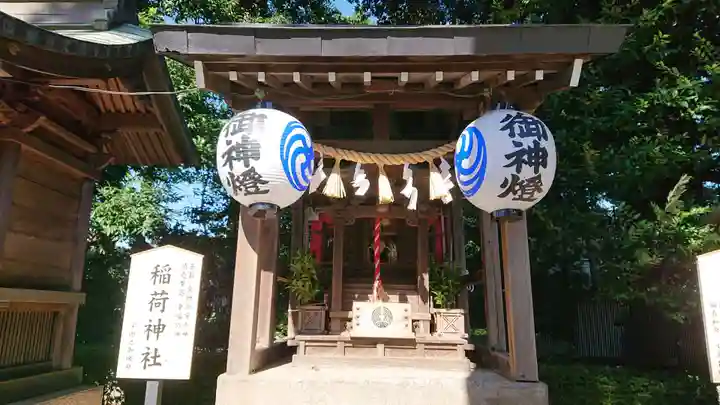 中野沼袋氷川神社の末社・摂社