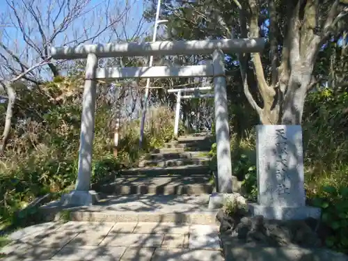 天照大神社の鳥居