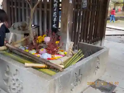 北野天満宮の手水舎